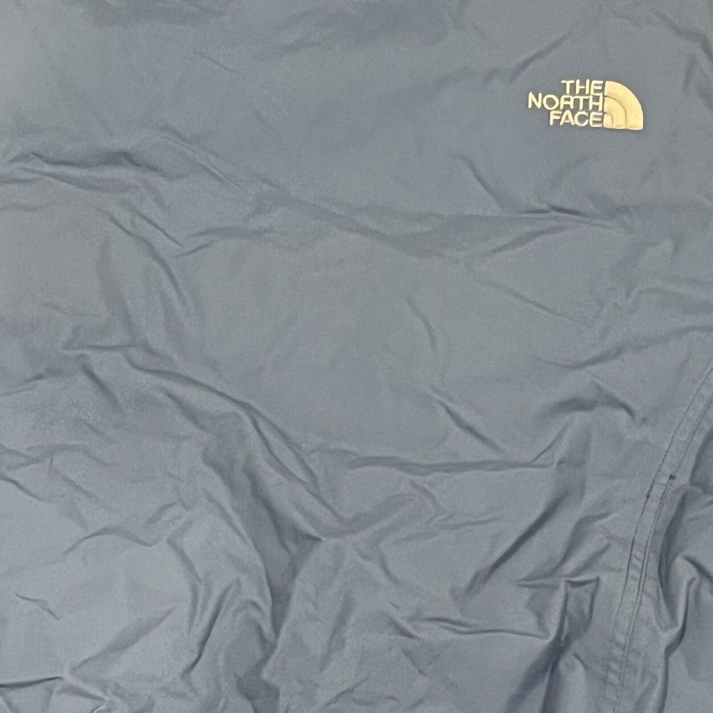 The‎ North Face Belted 550 Womens Large Jacket Coat Goose Down Puffer Blue - Picture 9 of 13
